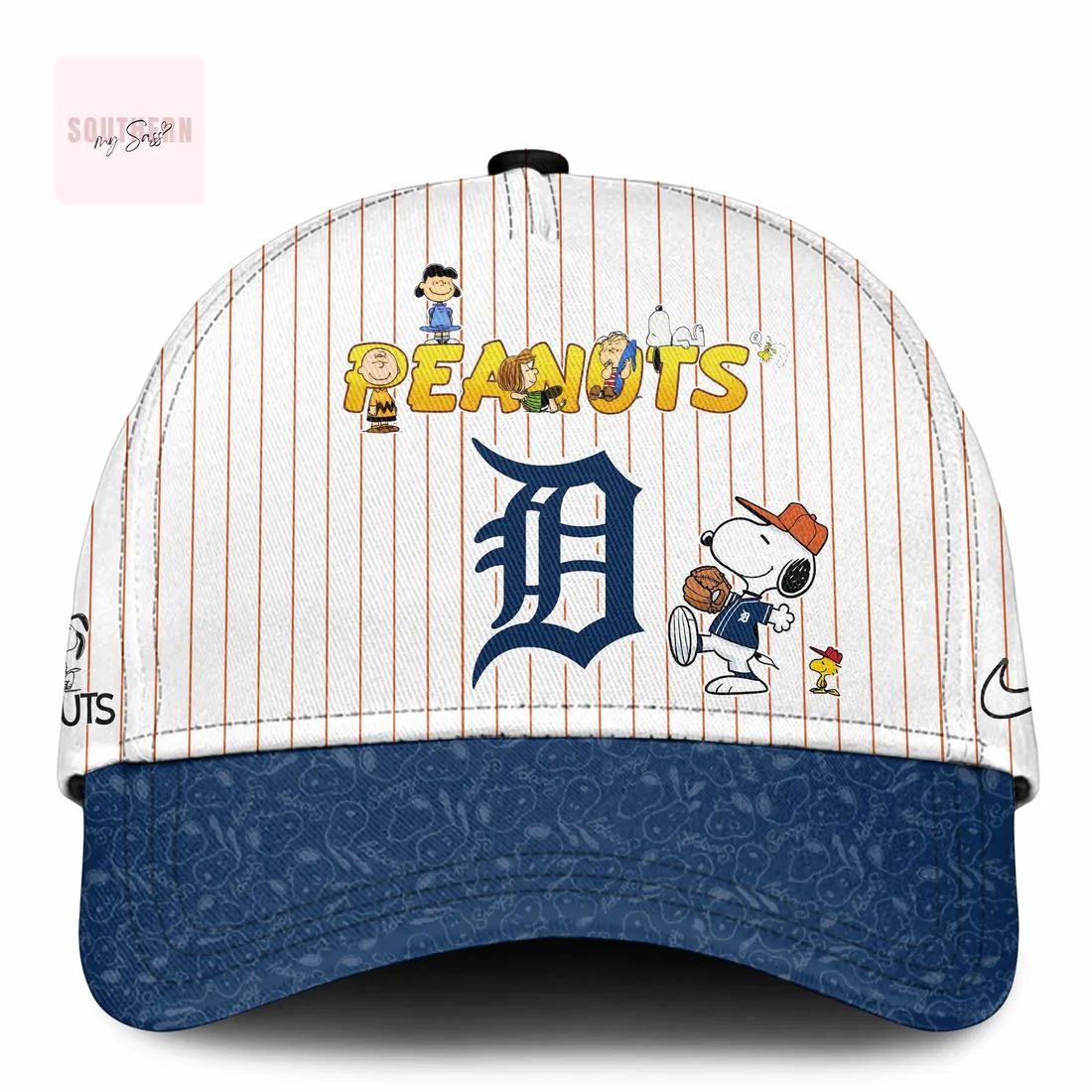 Detroit Tigers Peanuts Night Snoopy Limited Edition Graphic Baseball Jersey