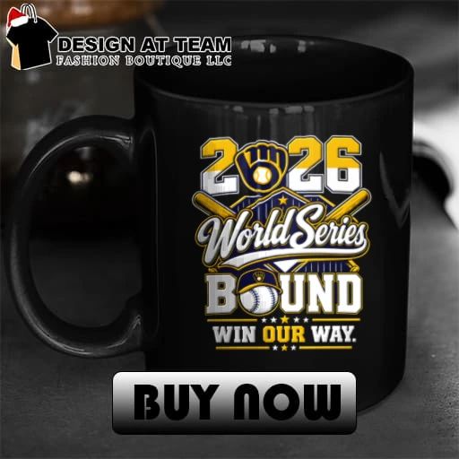 Milwaukee Brewers 2026 World Series Bound Baseball Graphic shirt