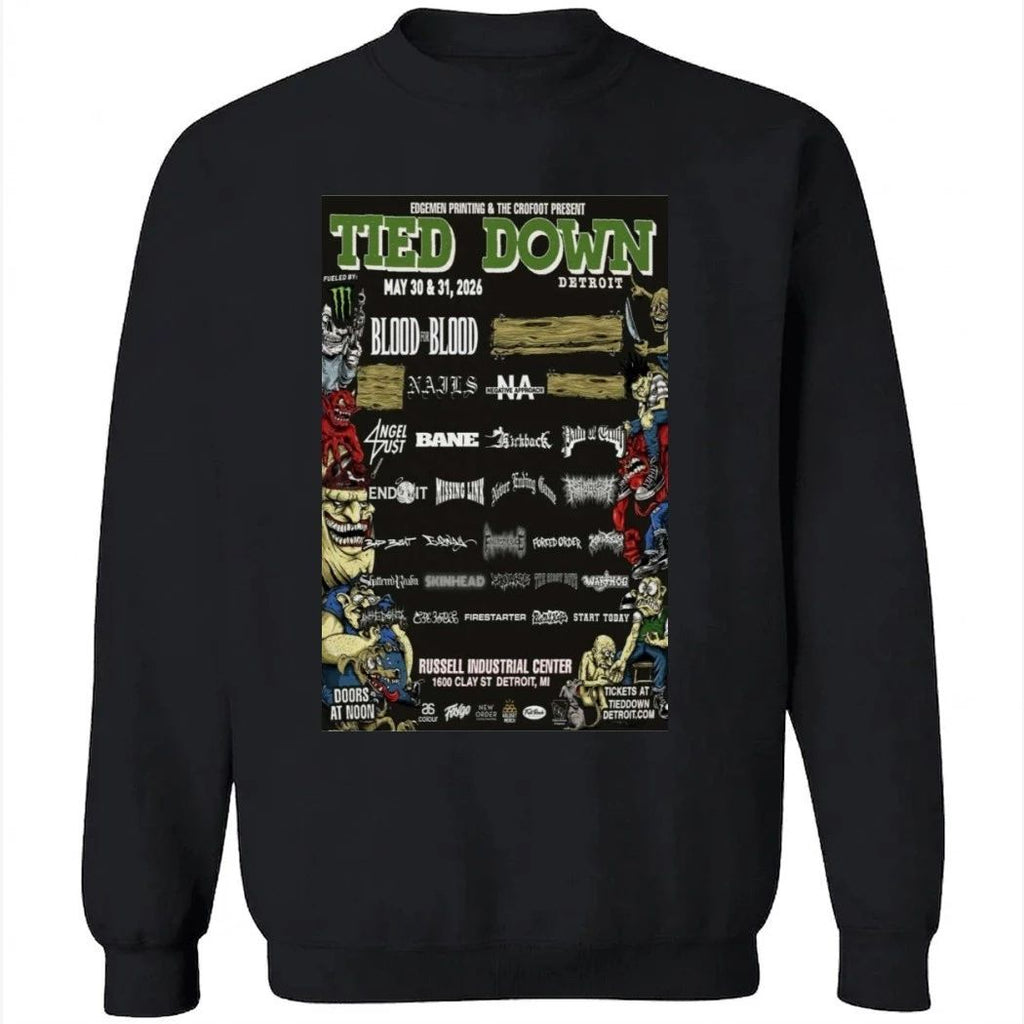 Tied Down Russell Industrial Center, Detroit, MI Poster May 30-31 2026 Shirt