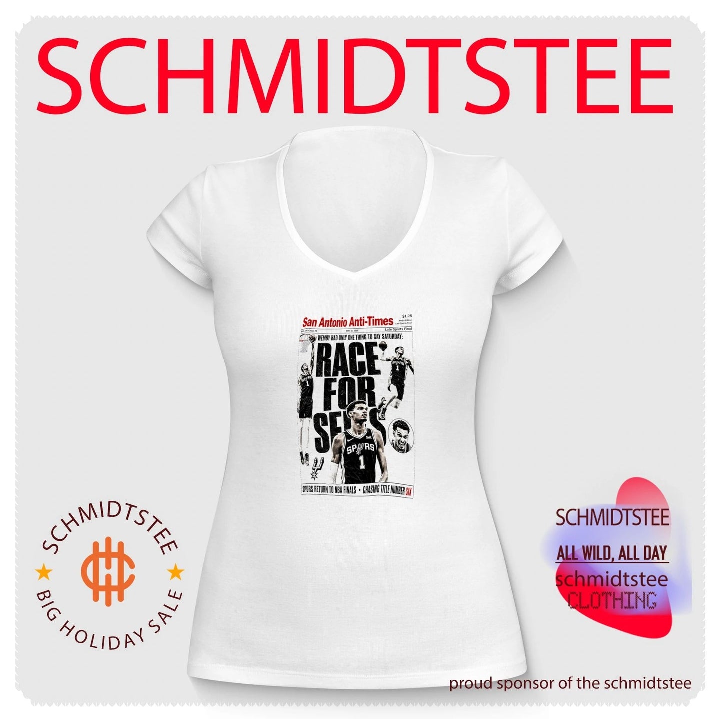 Race For Seis San Antonio Anti-Times Victor Wembanyama San Antonio Spurs shirt