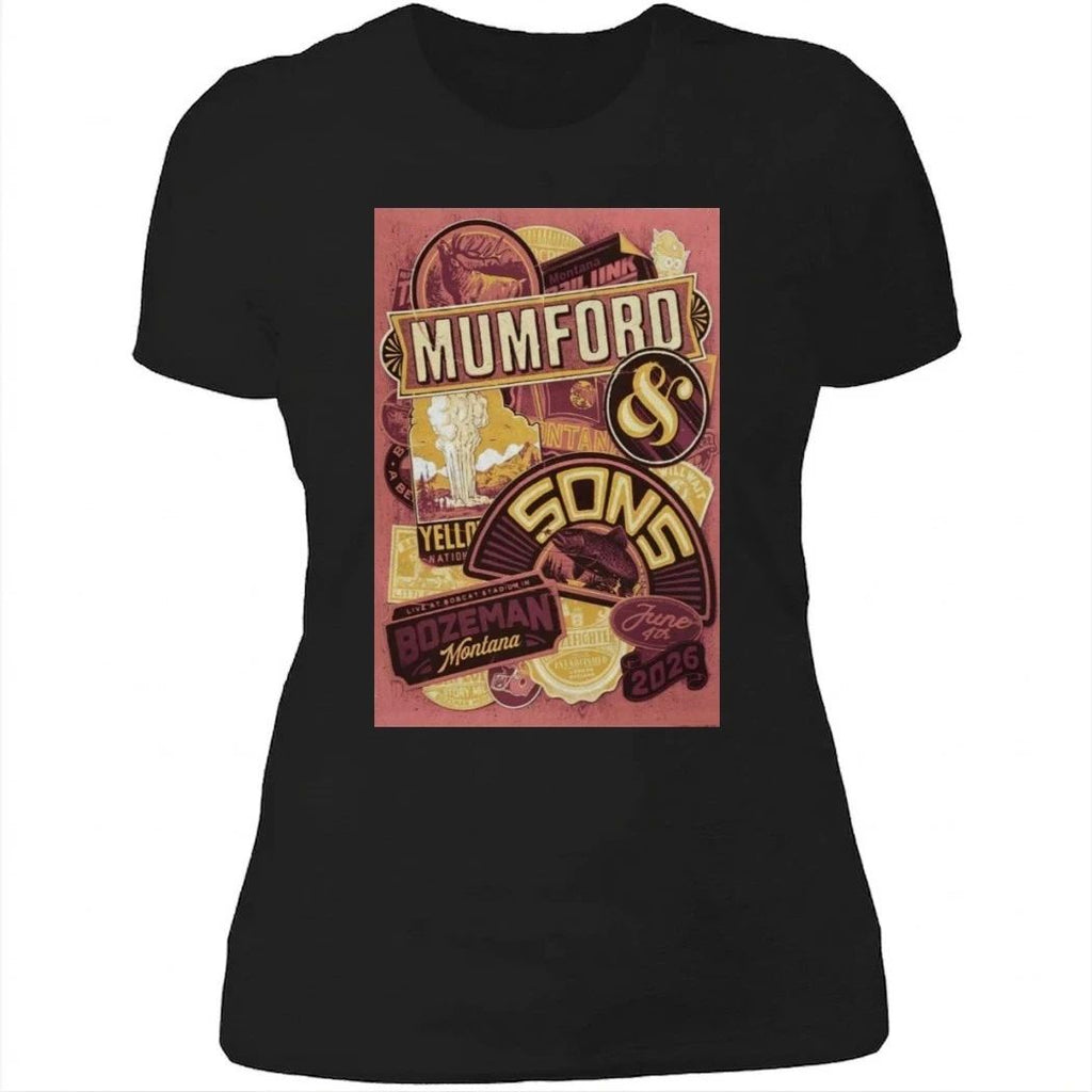 June 4th Mumford and Sons Bozeman, MT 2026 Tour Edition Poster Shirt