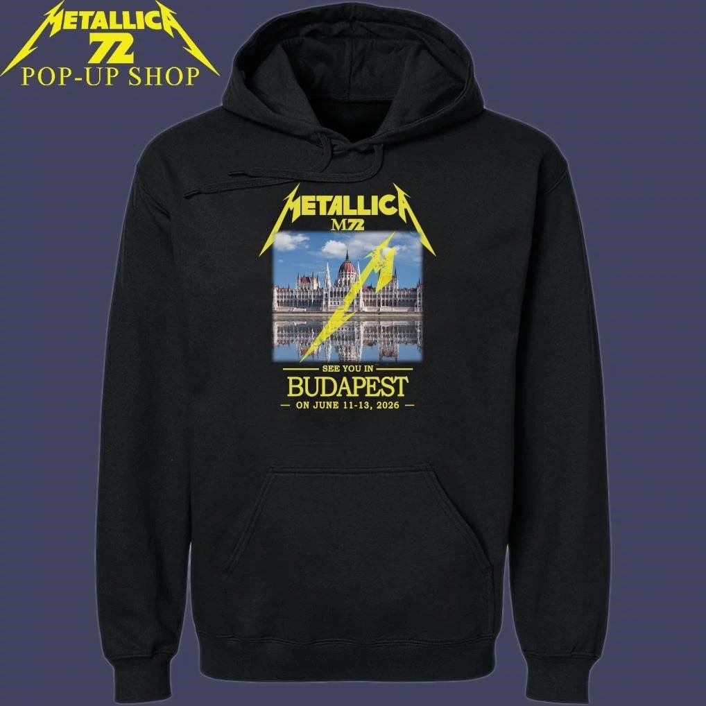 Metallica M72 See You In Budapest On June 11-13, 2026 T-Shirt
