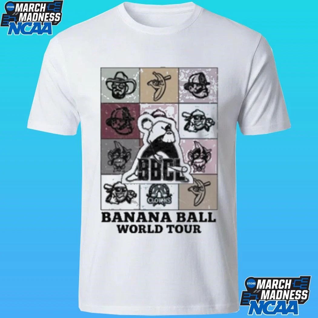2026 Savannah Bananas Banana Ball World Tour Shirt