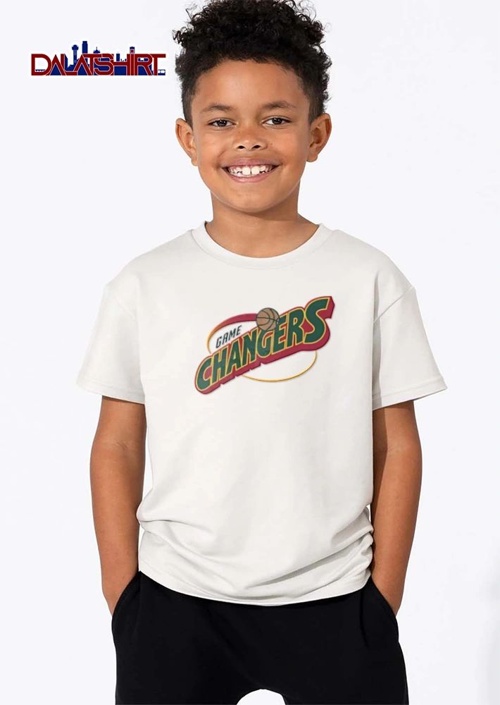 Game Changers basketball graphic logo design shirt