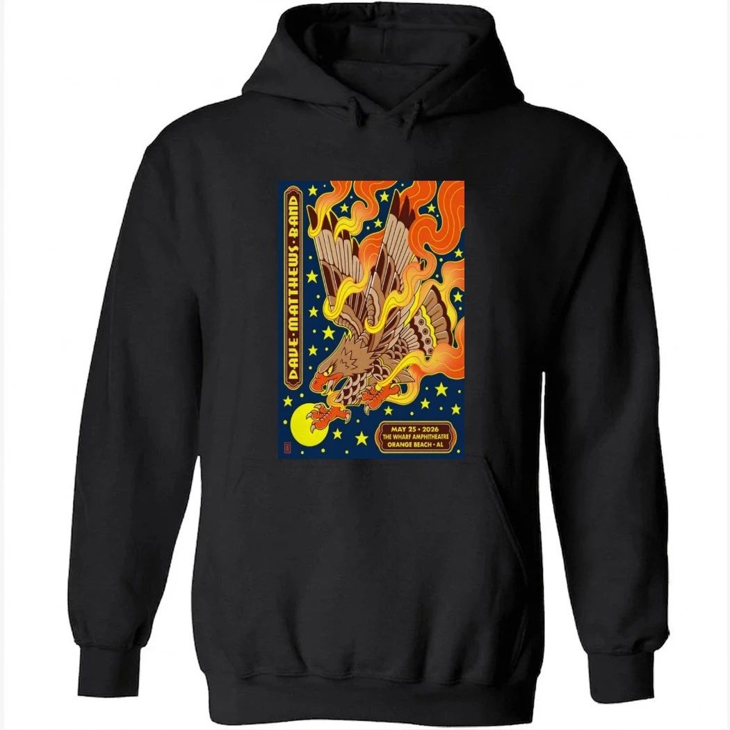 Dave Matthews Band The Wharf Amphitheater in Orange Beach, AL May 25 2026 Poster Shirt