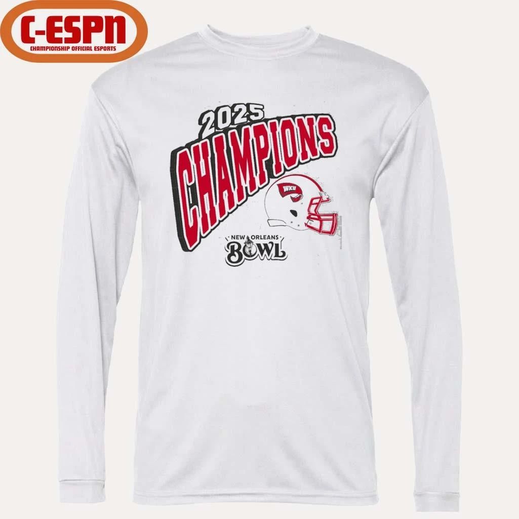 Western Kentucky Hilltoppers 2025 New Orleans Bowl Champions Shirt