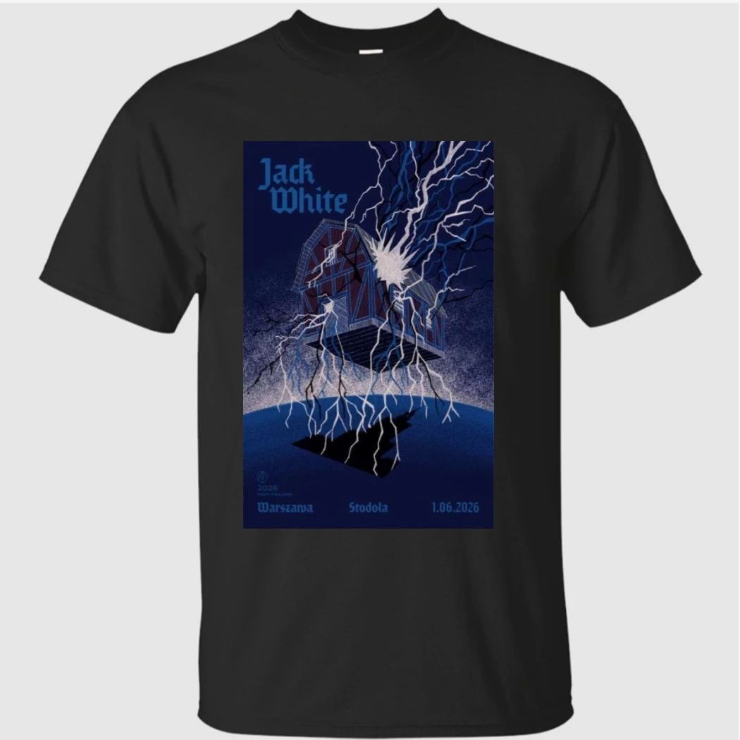 Jack White Warszawa Poster June 1 2026 Shirt