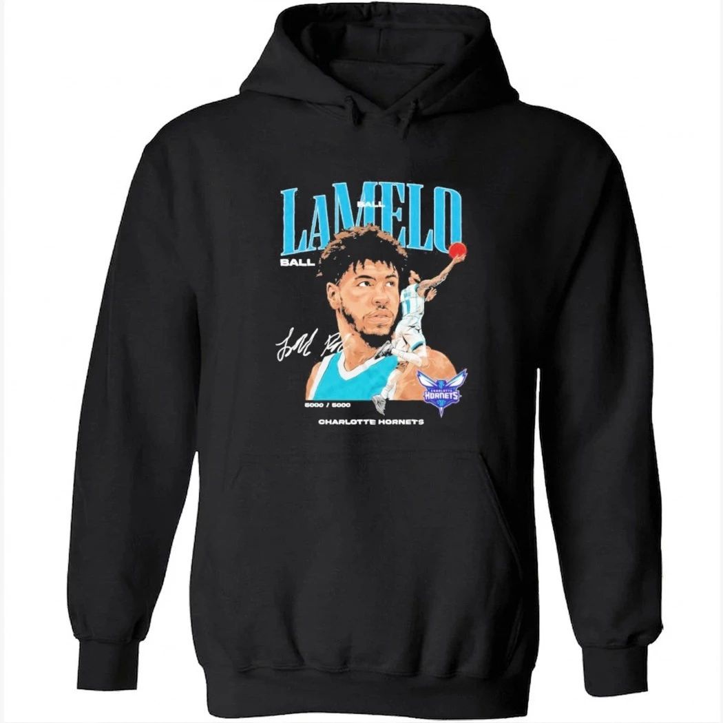LaMelo Ball Charlotte Hornets Signature Vintage Basketball Shirt