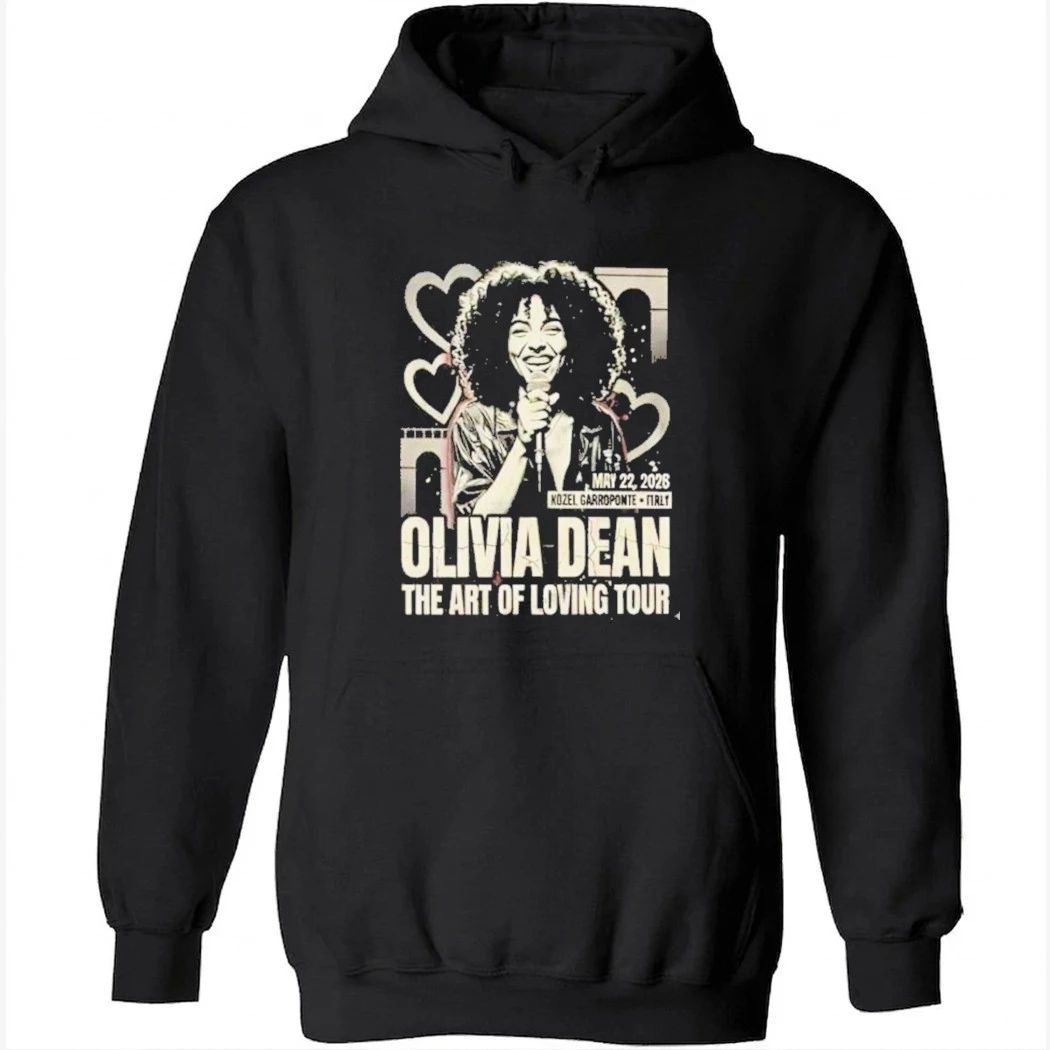 Olivia Dean The Art Of Loving Tour May 22 2026 Kozel Carroponte Italy Vintage Bootleg Shirt