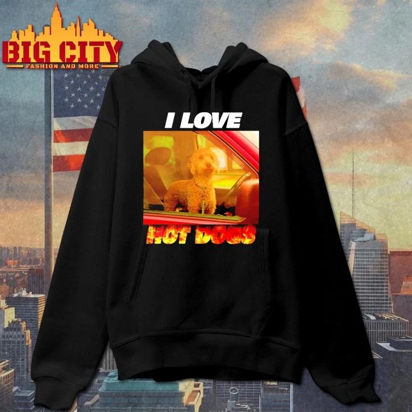 I Love Hot Dogs Graphic Shirt