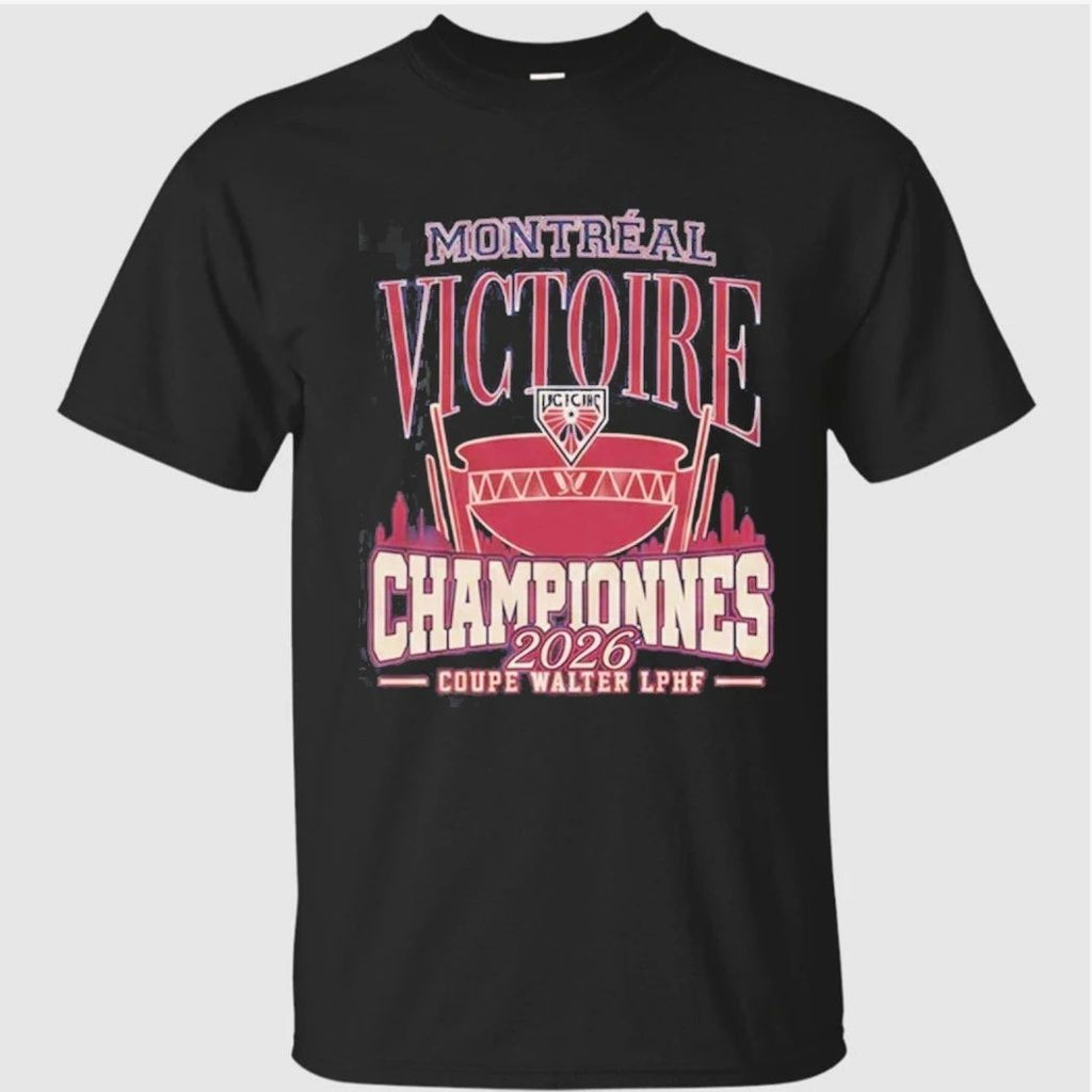 Adult Montreal Victoire Royalty Champions Locker Room 2026 T-Shirt