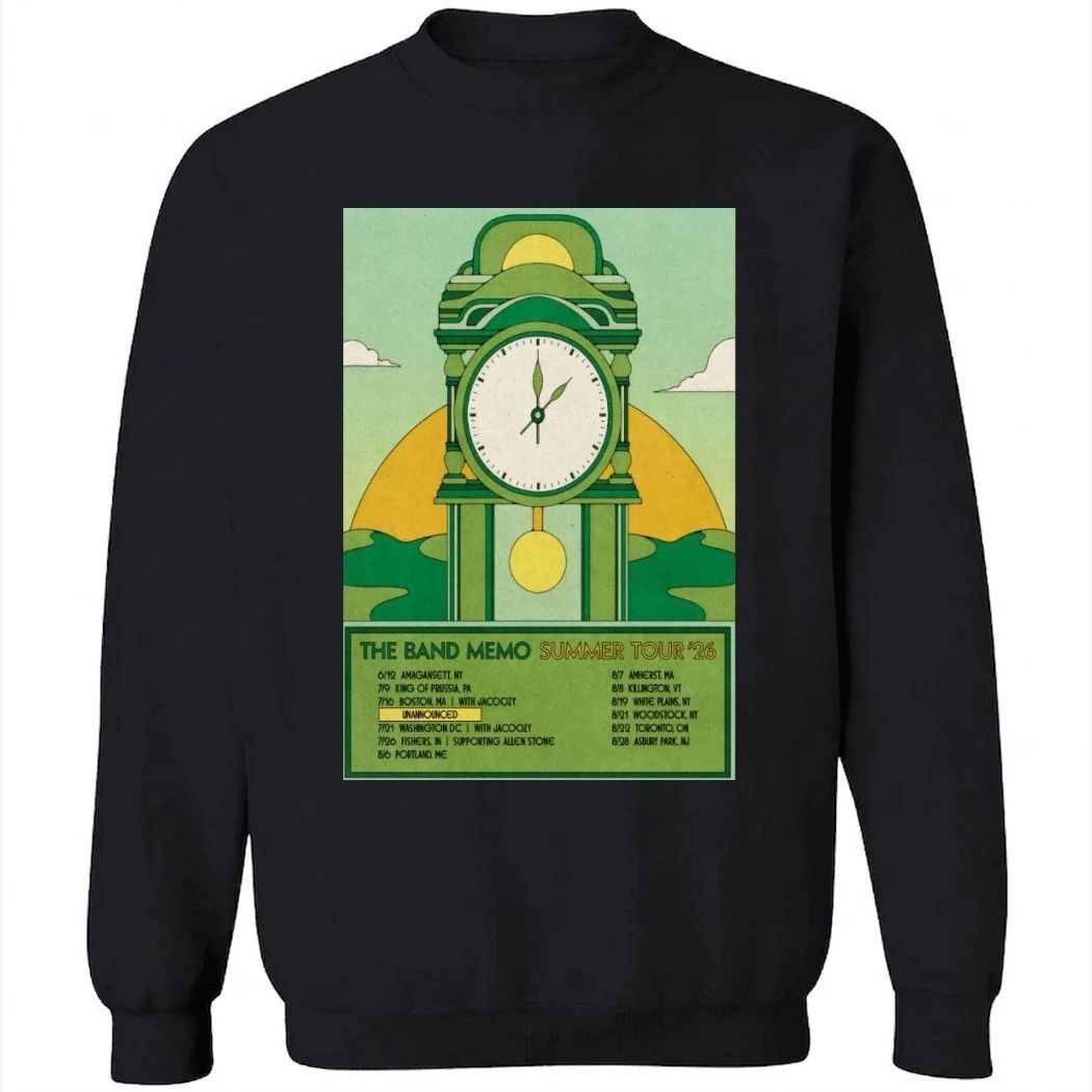 The Band Memo Summer 2026 Tour Poster Shirt