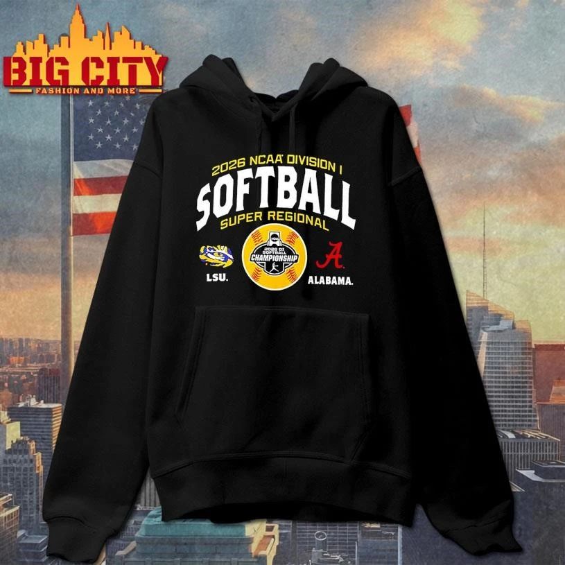 LSU Tigers vs Alabama Crimson Tide 2026 NCAA Division I Softball Super Regionals shirt