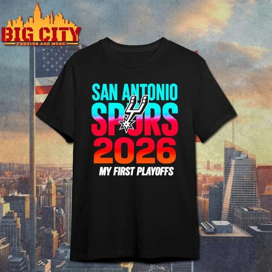 San Antonio Spurs 2026 NBA Playoffs My First Playoffs shirt