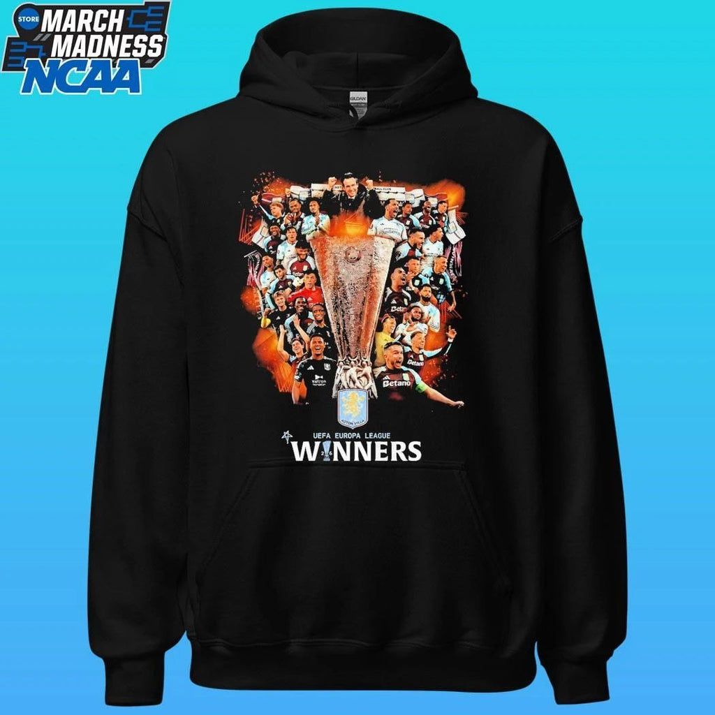 Aston Villa Uefa Europa League Winners 2026 Soccer Fan Shirt