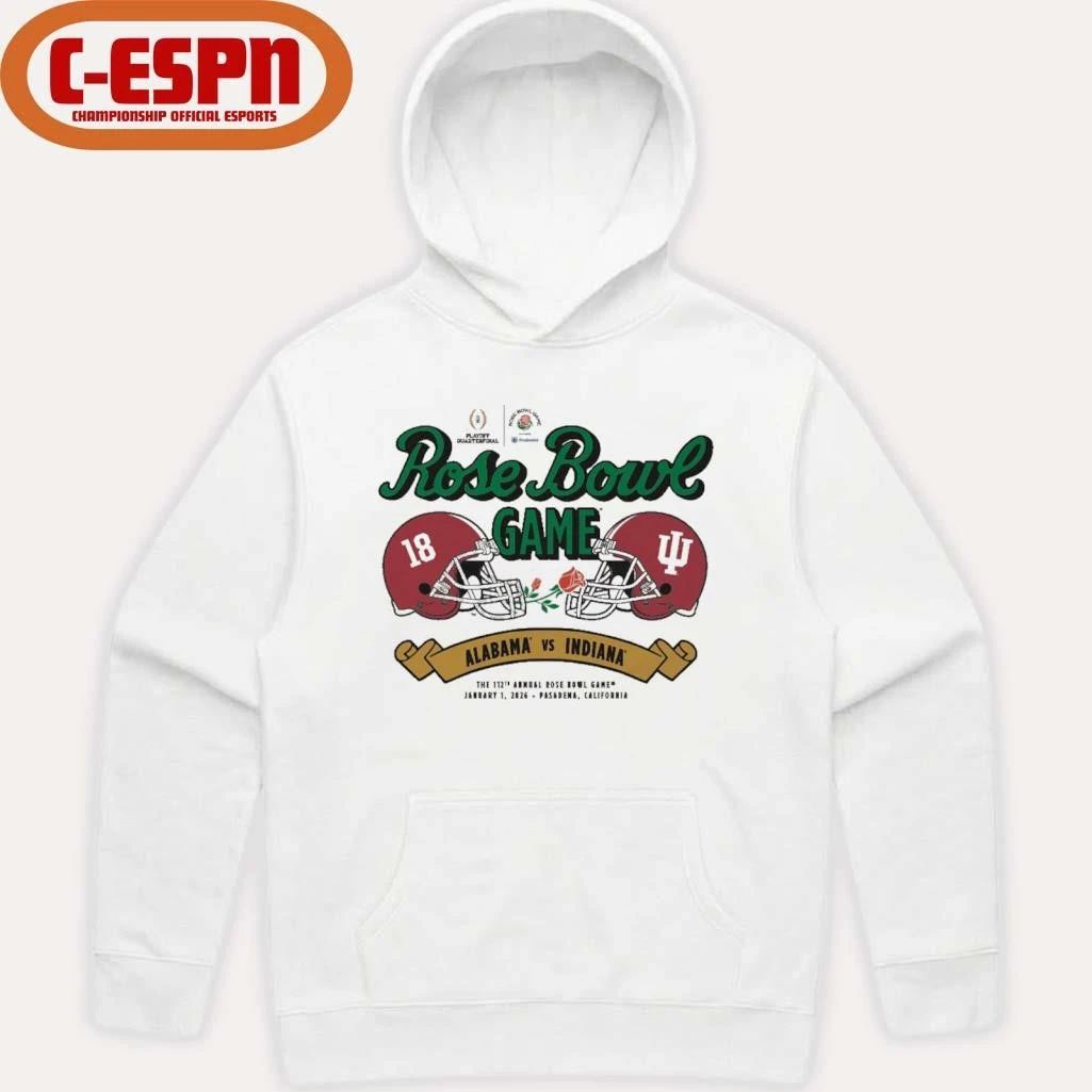 Indiana vs. Alabama 2026 Rose Bowl Shirt