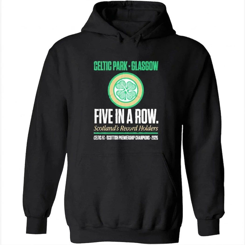 Celtic Five In A Row Scottish Premiership Champions Record 2026 Shirt