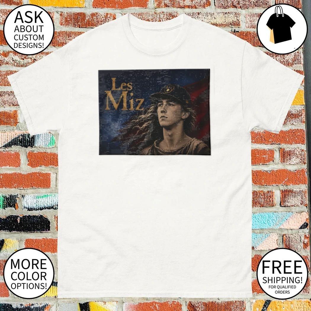 Jacob Misiorowski Les Mis Parody Brewers Pitcher Baseball shirt