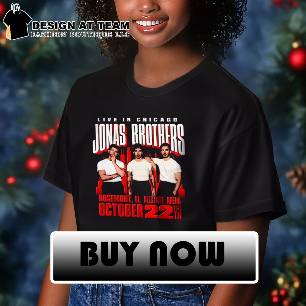 Jonas Brothers Rosemont IL City Tee 2026 Live At Allstate ArJonas Brothers Rosemont IL City shirt
