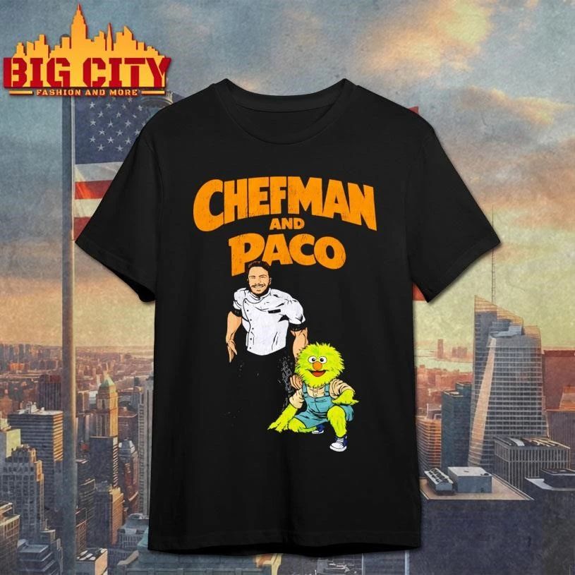 Chefman And Paco Cartoon Mascot Graphic Shirt