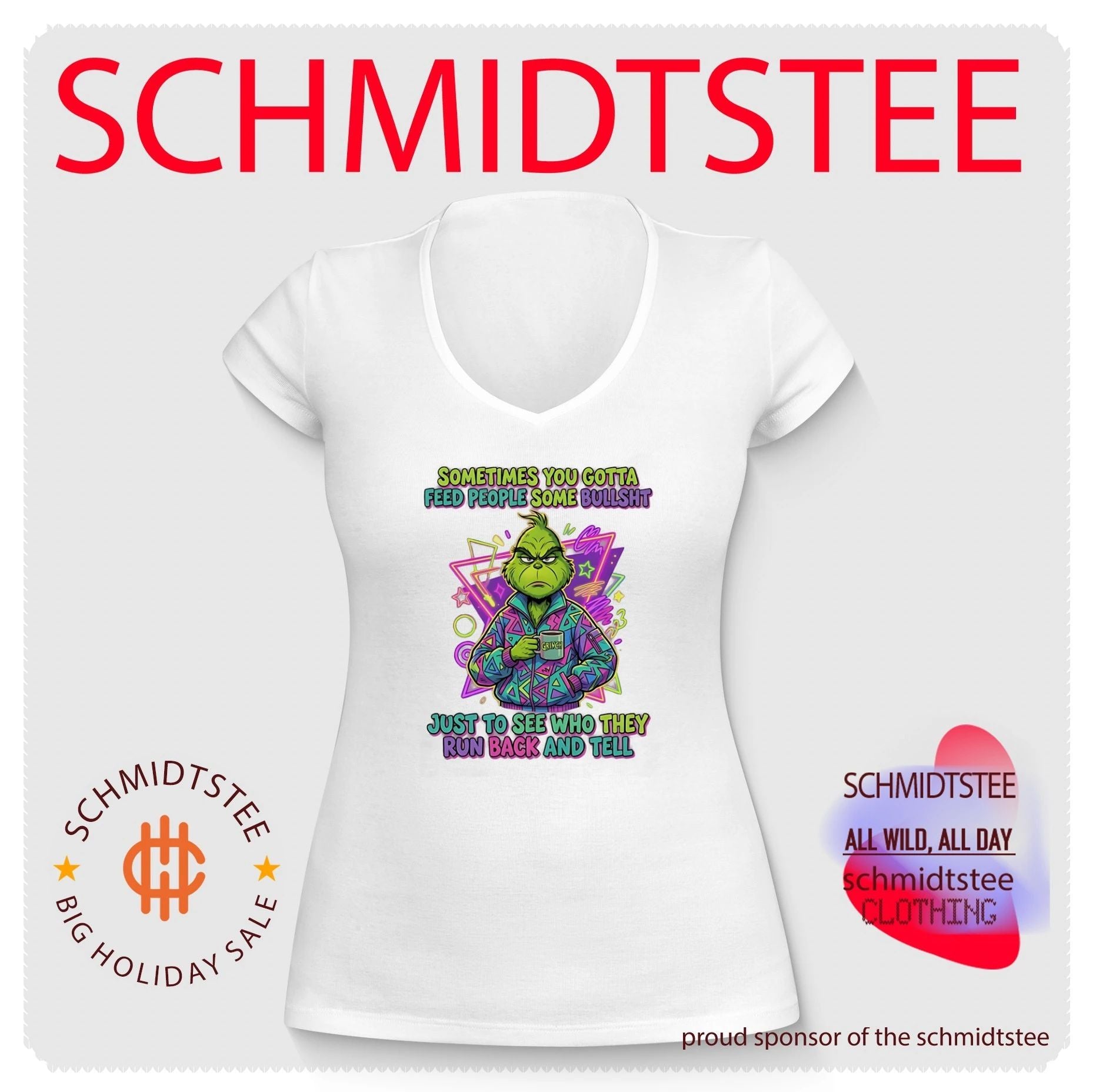 Sometimes you gotta feed people some bullshit just to see Grinch shirt