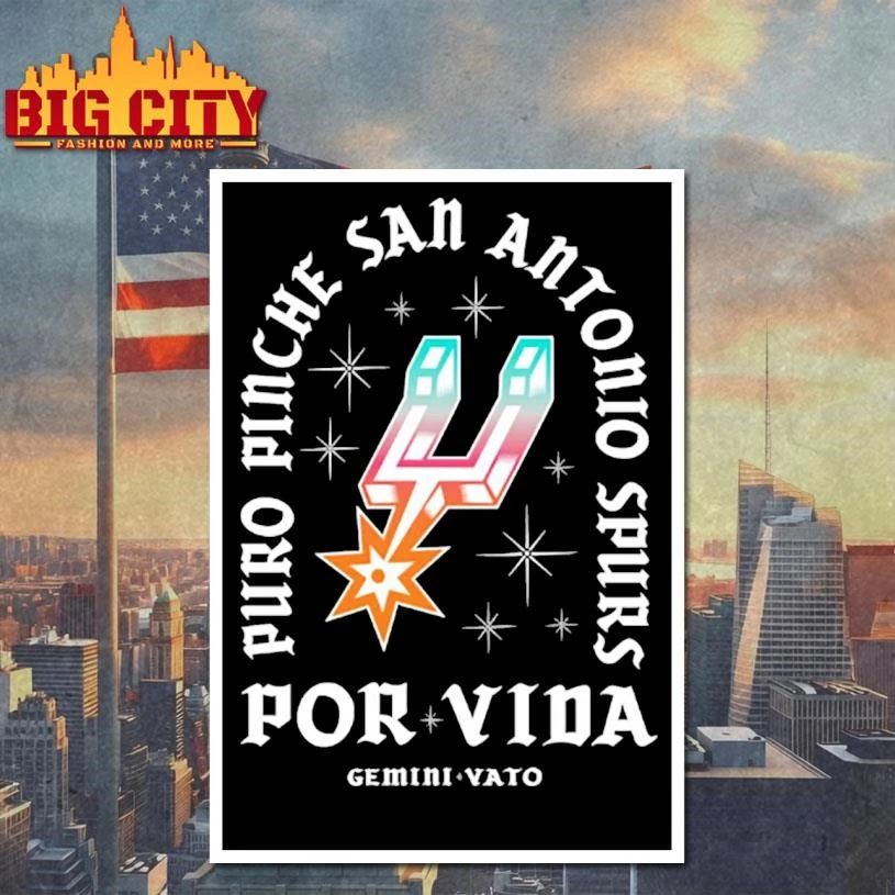 Puro Pure San Antonio Spurs Por Vida Shirt