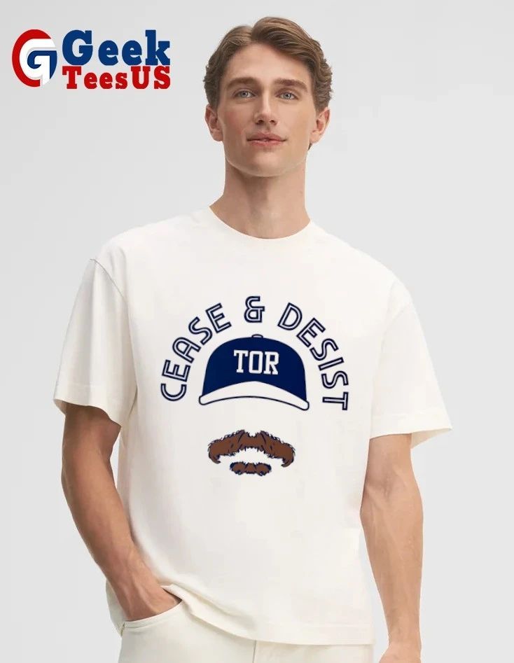 C&D Stache Dylan Cease Toronto Blue Jays baseball shirt