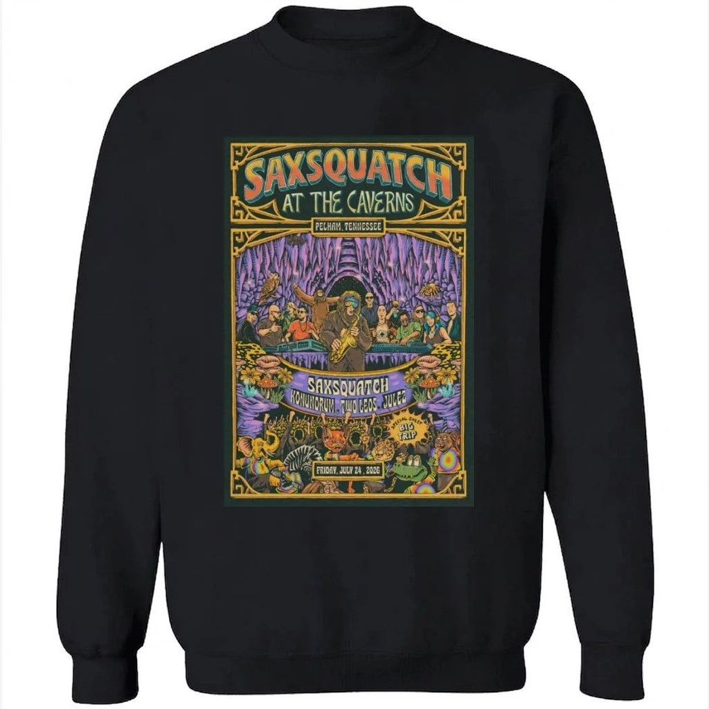 Saxsquatch Concert Tour in Pelham 07-24-2026 Poster Shirt