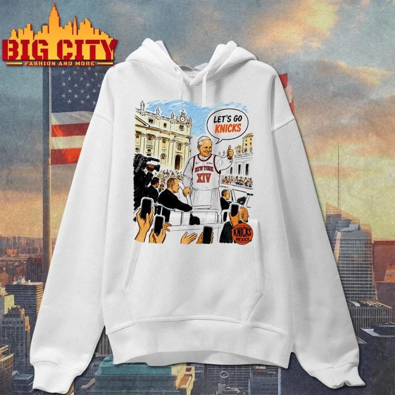 New York Knicks Pope Leo XIV Let’s Go Knicks Shirt