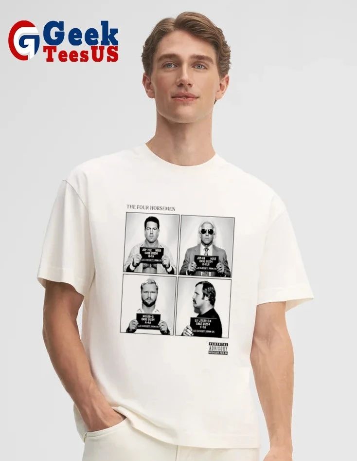 Four Horsemen Ric Flair Tully Blanchard Arn Anderson Ole Anderson Mugshot shirt