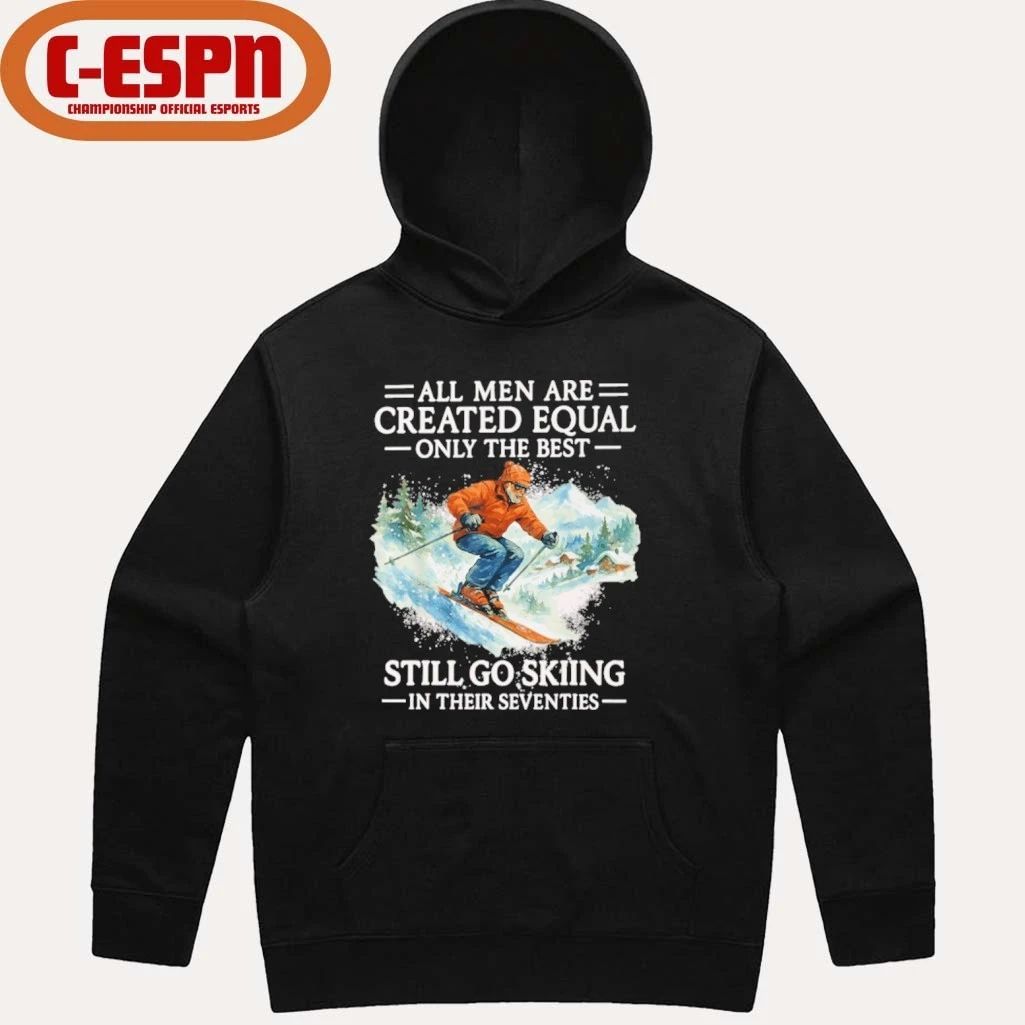 70th Birthday Skier Gifts Man 70 Years Old Skiing Shirt