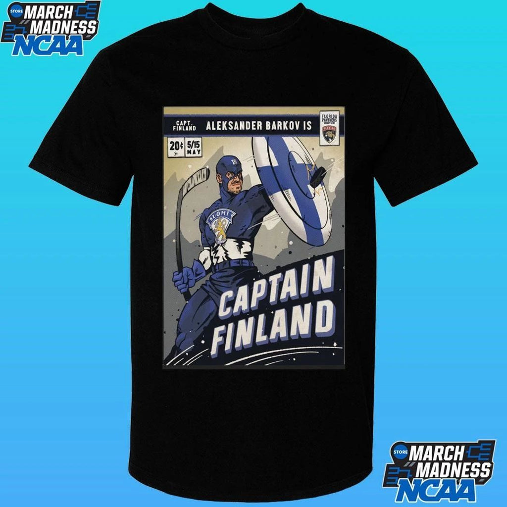 Aleksander Barkov Captain Finland Poster Shirt