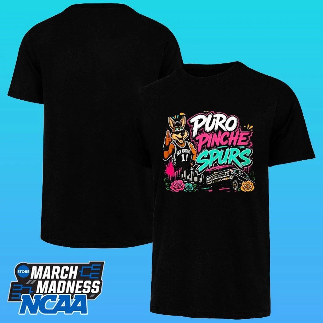 Coyote Puro Pinche Spurs San Antonio Spurs Basketball Nba 2026 Shirt