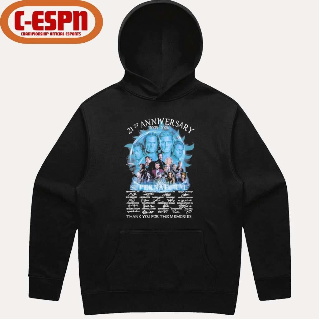 21st Anniversary 2005-2026 Super Natural Thank You For The Memories Shirt