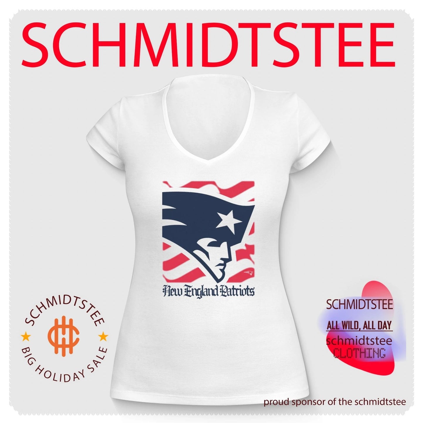New England Patriots American 250th Flag Heritage Wordmark shirt