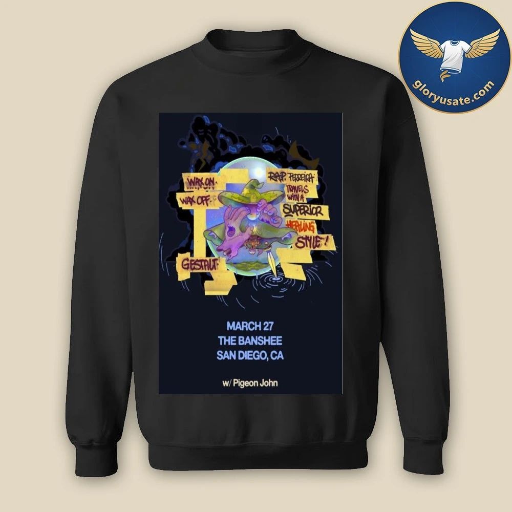 Soda Bar The Banshee San Diego, CA March 27 2026 Tour Poster Shirt