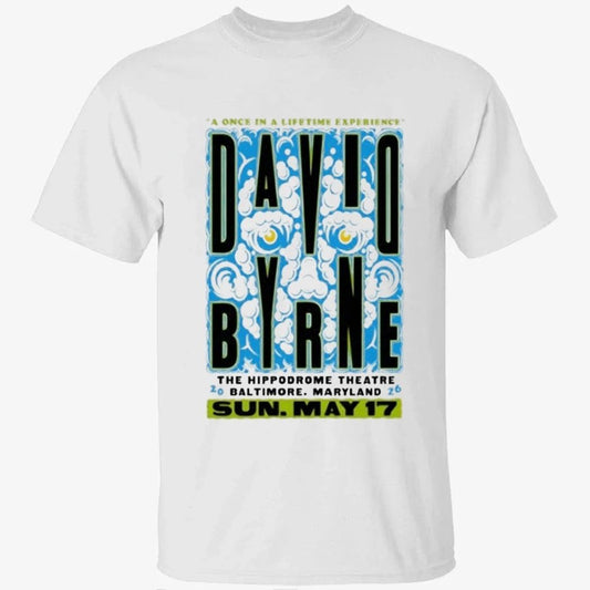 David Byrne May 17 2026 In Baltimore MD Shirt