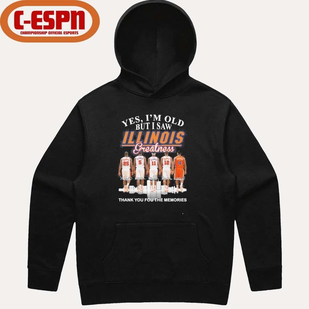 Yes, I’m Old But I Saw Illinois Men’s Basketball Greatness Shirt