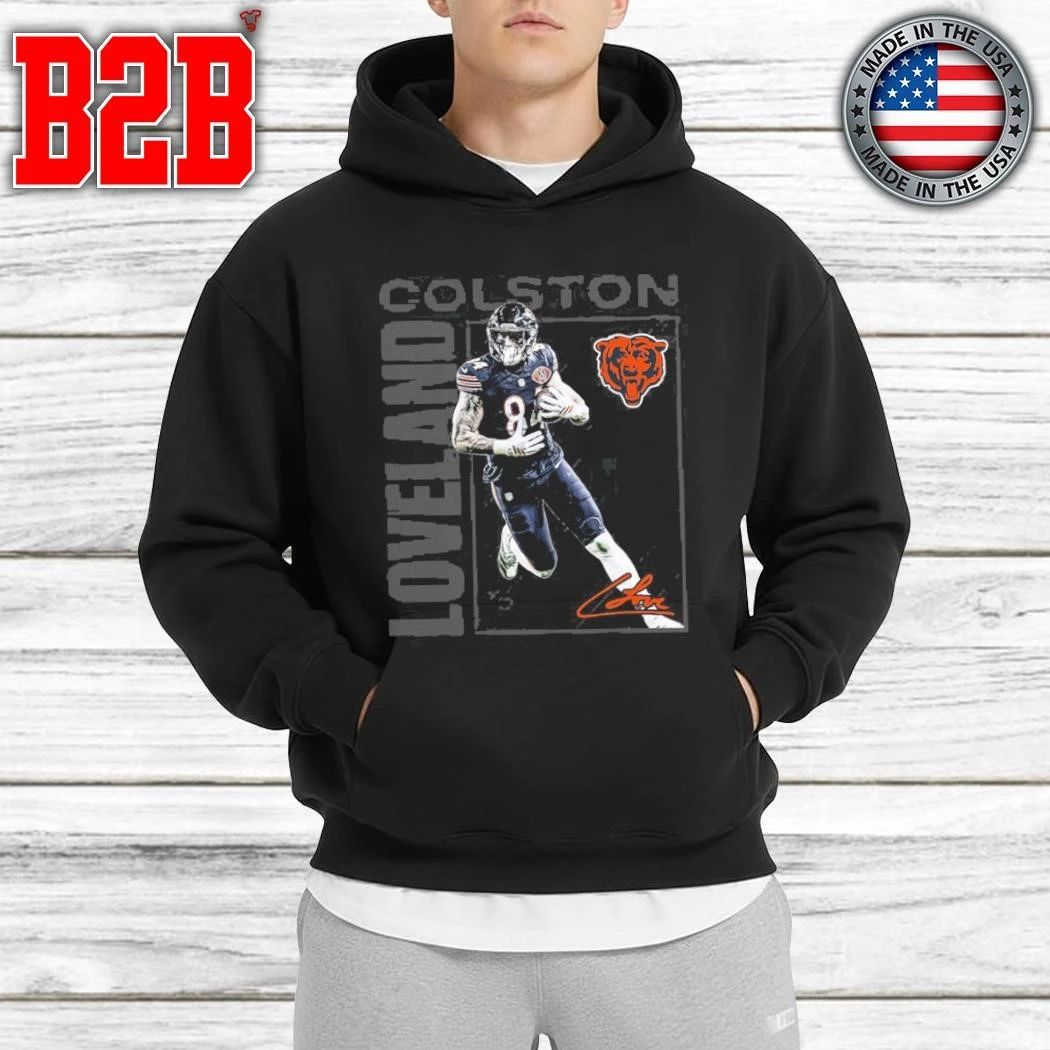 Chicago Bears Colston Loveland Black Shirt