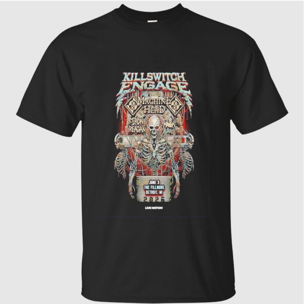 KILLSWITCH ENGAGE Poster June 3 2026 The Fillmore Limited Shirt