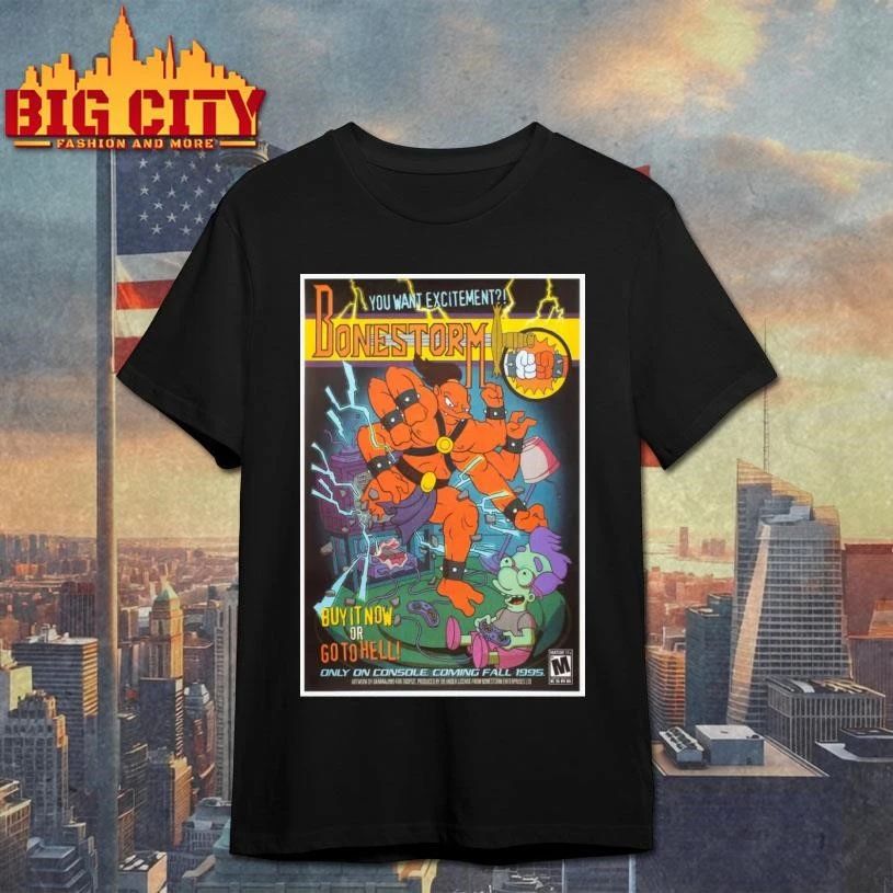 Bonestorm Buy It Now or Go to Hell! Vintagae Poster Shirt