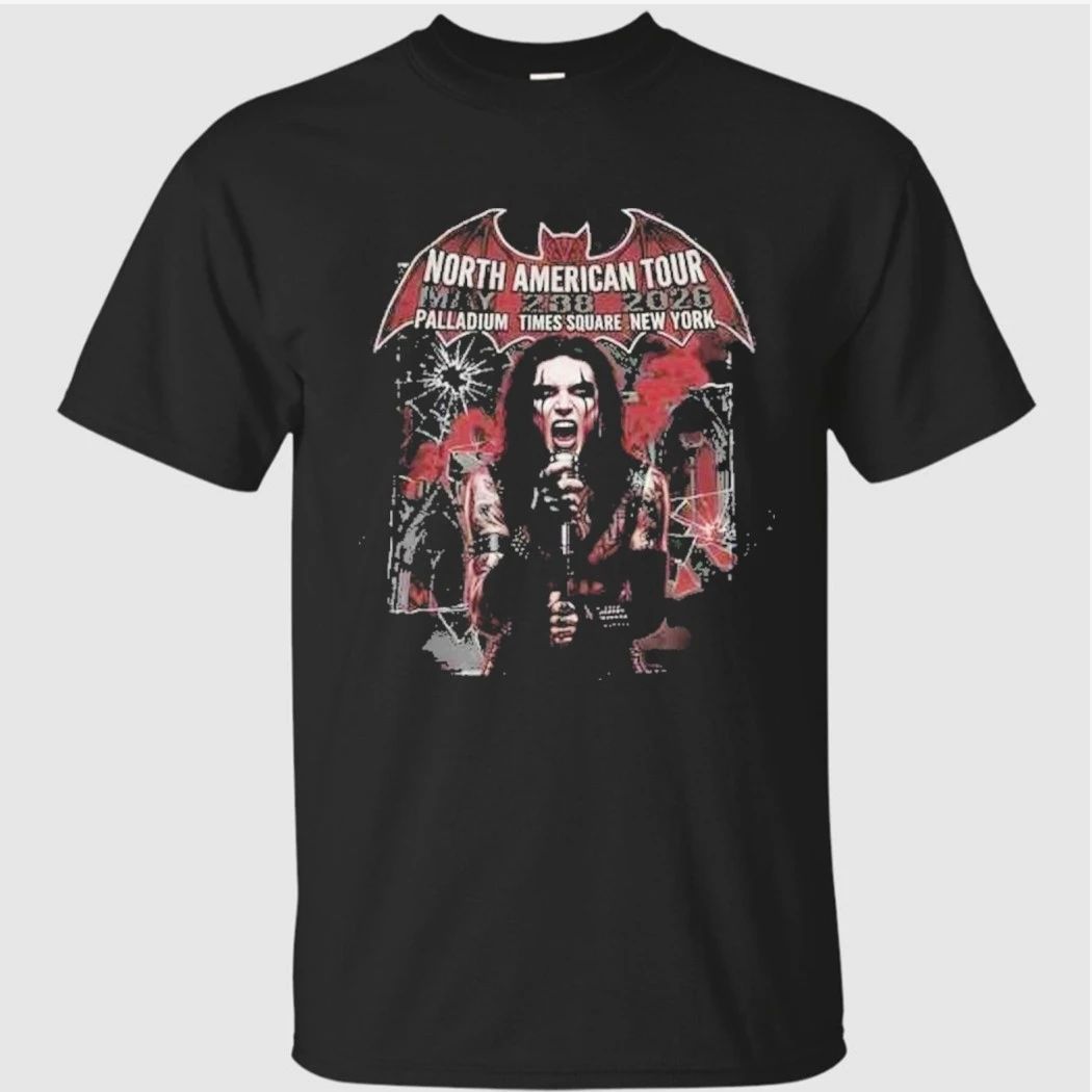 Black Veil Brides North American Tour May 28 2026 Palladium Times Square New York Shirt