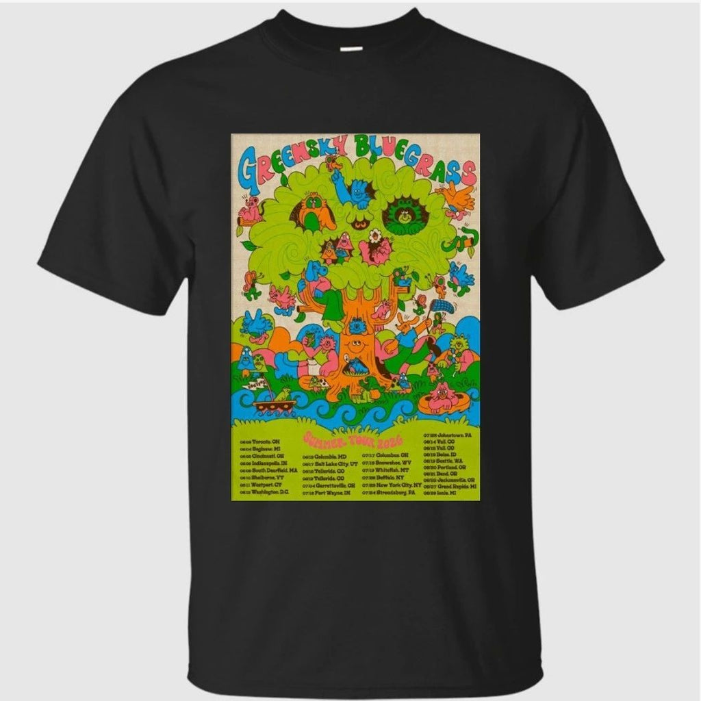 Greensky Bluegrass Summer Tour 2026 Poster Shirt