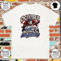 Los Angeles Dodgers Halloween October Belongs to LA Horror Baseball shirt