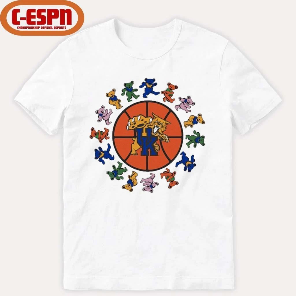 Kentucky x Grateful Dead Basketball Circle Bears Shirt