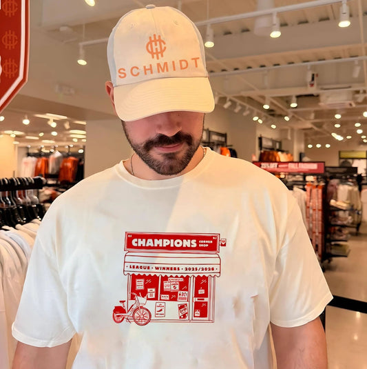 Champions corner shope league winner 2025 2026 illustration shirt