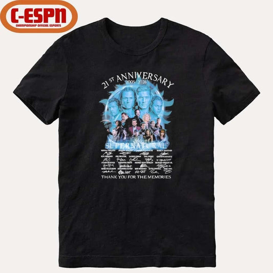 21st Anniversary 2005-2026 Super Natural Thank You For The Memories Shirt