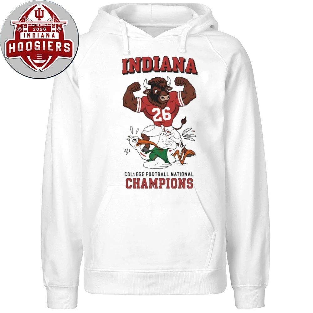 Indiana Champions #26 College Football National Mascot Tee Shirt