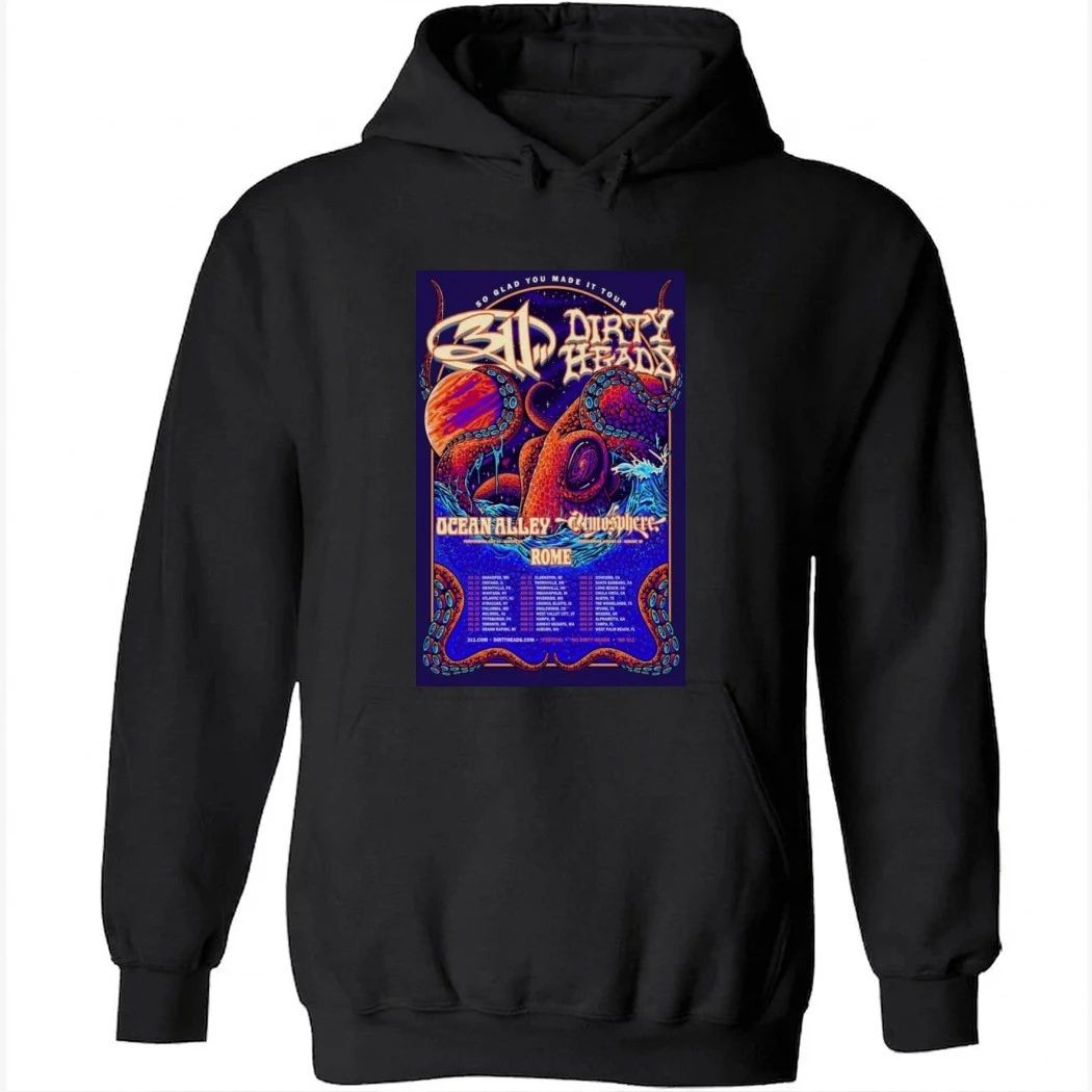311 x Dirty Heads Bring “So Glad You Made It Tour Poster Shirt