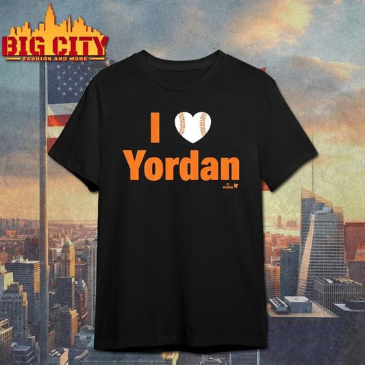 I Heart Yordan Alvarez Baseball Shirt